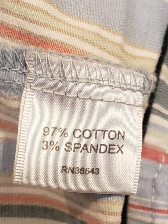 Women's Van Heusen striped dress shirt - Picture 7 of 7